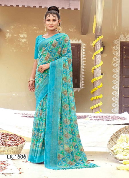 Laxminam Apurva Daily Wear Chiffon Sarees Catalog Catalog